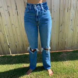 Abercrombie & Fitch The 90s straight ultra high rise